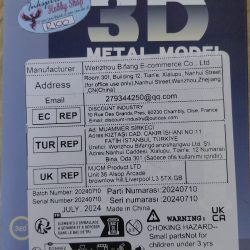 3D Mini Metal Model Kit